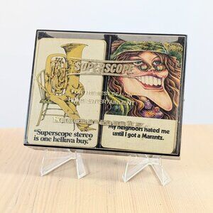 ⛔SOLD!⛔ Marantz Superscope 1970s Playing Cards